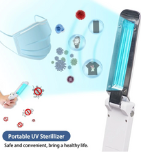 Load image into Gallery viewer, Portable Ultraviolet UV Germicidal Sterilizer Light - Portable UV Disinfection Sterilizer Lamp 2W USB/Battery Power Holding Ultraviolet Lamps