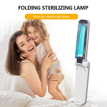 Load image into Gallery viewer, Portable Ultraviolet UV Germicidal Sterilizer Light - Portable UV Disinfection Sterilizer Lamp 2W USB/Battery Power Holding Ultraviolet Lamps