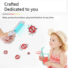 Load image into Gallery viewer, Portable Ultraviolet UV Germicidal Sterilizer Light - Portable UV Disinfection Sterilizer Lamp 2W USB/Battery Power Holding Ultraviolet Lamps