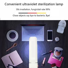 Load image into Gallery viewer, Portable Ultraviolet UV Germicidal Sterilizer Light - Portable UV Disinfection Sterilizer Lamp 2W USB/Battery Power Holding Ultraviolet Lamps