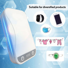 Load image into Gallery viewer, 5V UV Light Sterilizer Box | Jewelry Phones Cleaner Personal Sanitizer Disinfection Cabinet with Aromatherapy Diffuser
